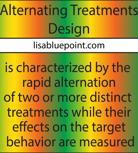 Alternating Treatments Design Variations